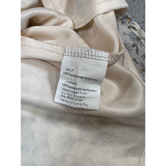 BlueBell Dress Milkmaid Meadow Floral Sheer Women's Medium Coquette Cottagecore - Picture 8 of 12